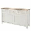 Maison Belfort Sideboard Balignton - Kiefer massiv - Kiefer / Weiß