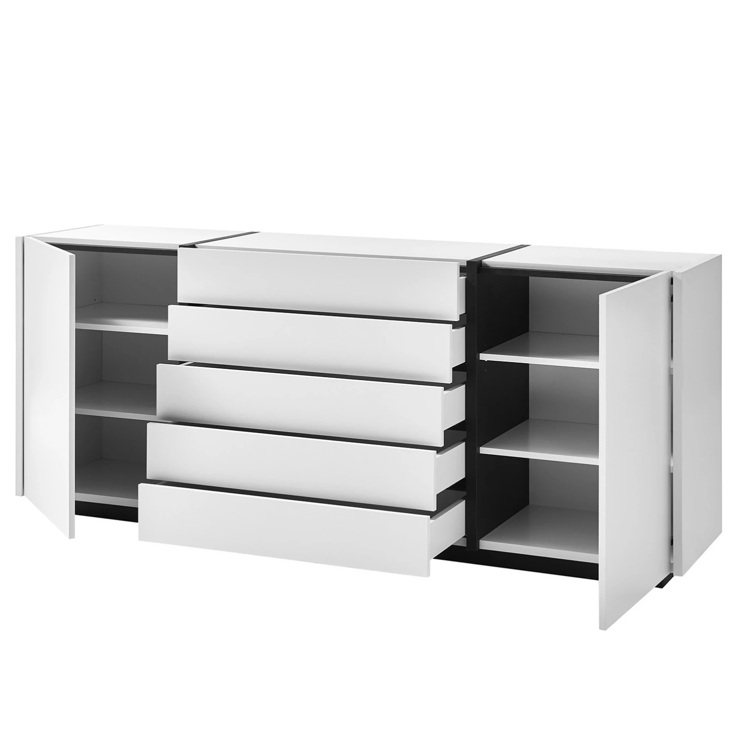 Loftscape Sideboard Muuga I - Weiß / Grau – Bild 5