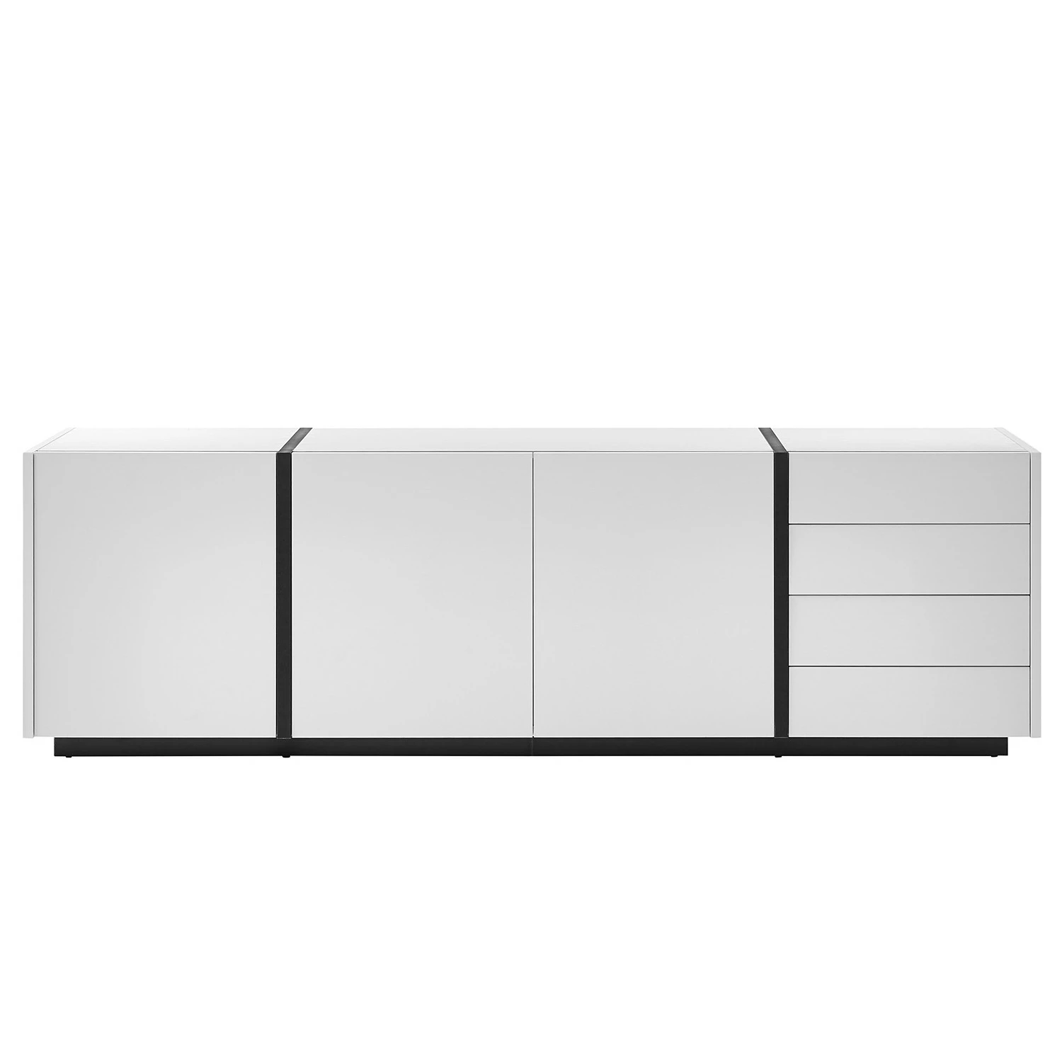 Loftscape Sideboard Muuga II - Weiß / Grau – Bild 3