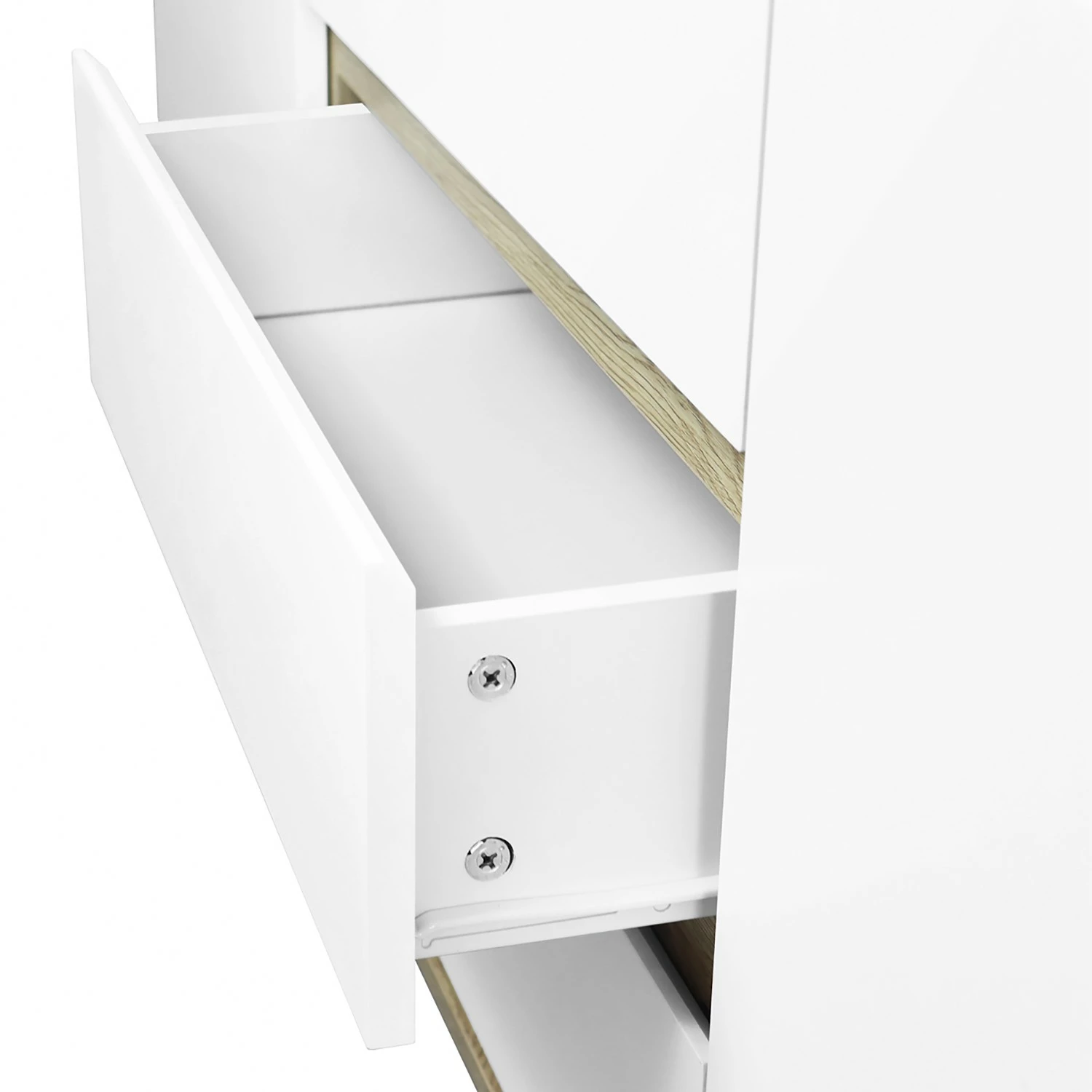 Norrwood Sideboard Jano - Weiß / Eiche Artisan Dekor – Bild 2