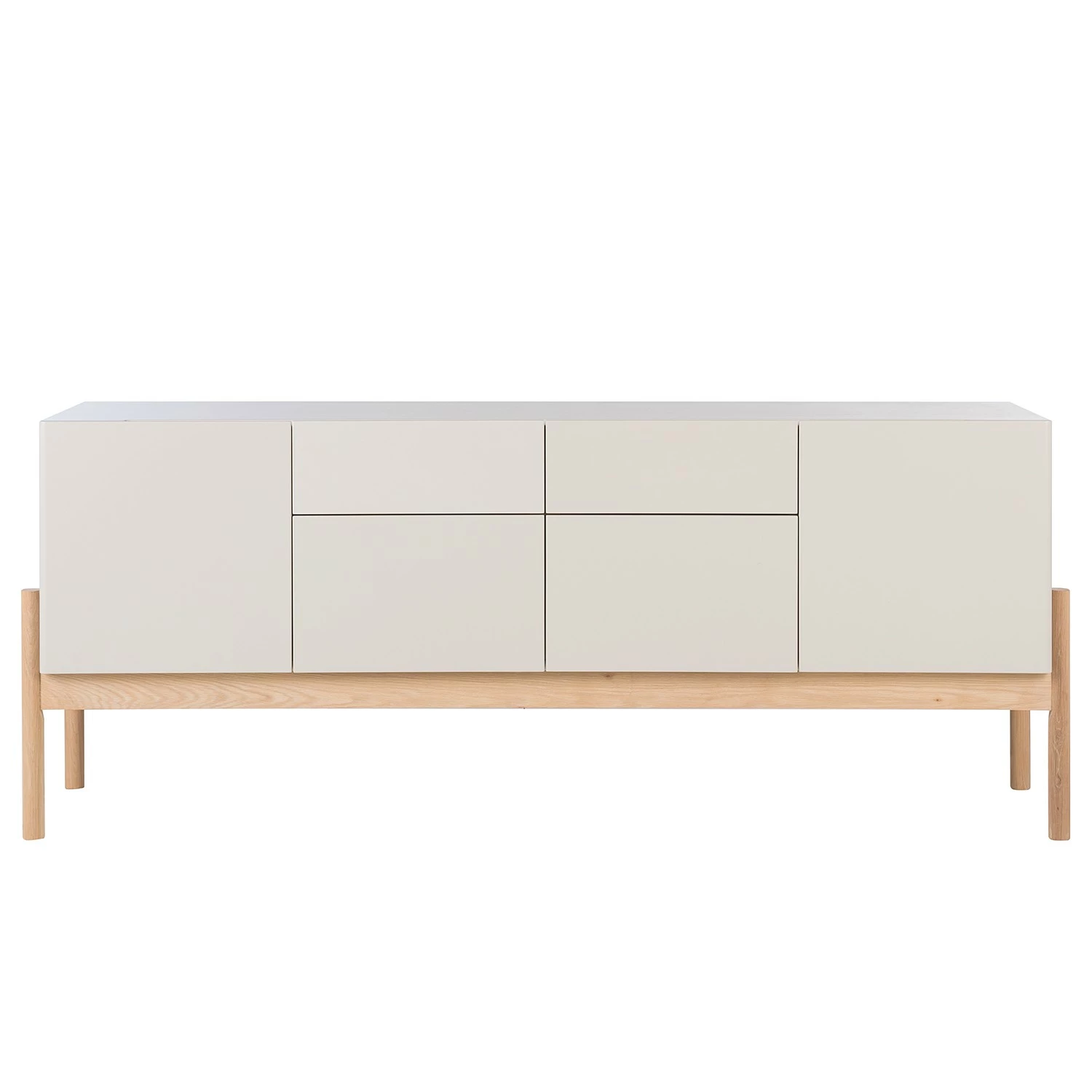 Studio Copenhagen Sideboard Cooby II - Muschelweiß / Eiche Hell – Bild 2