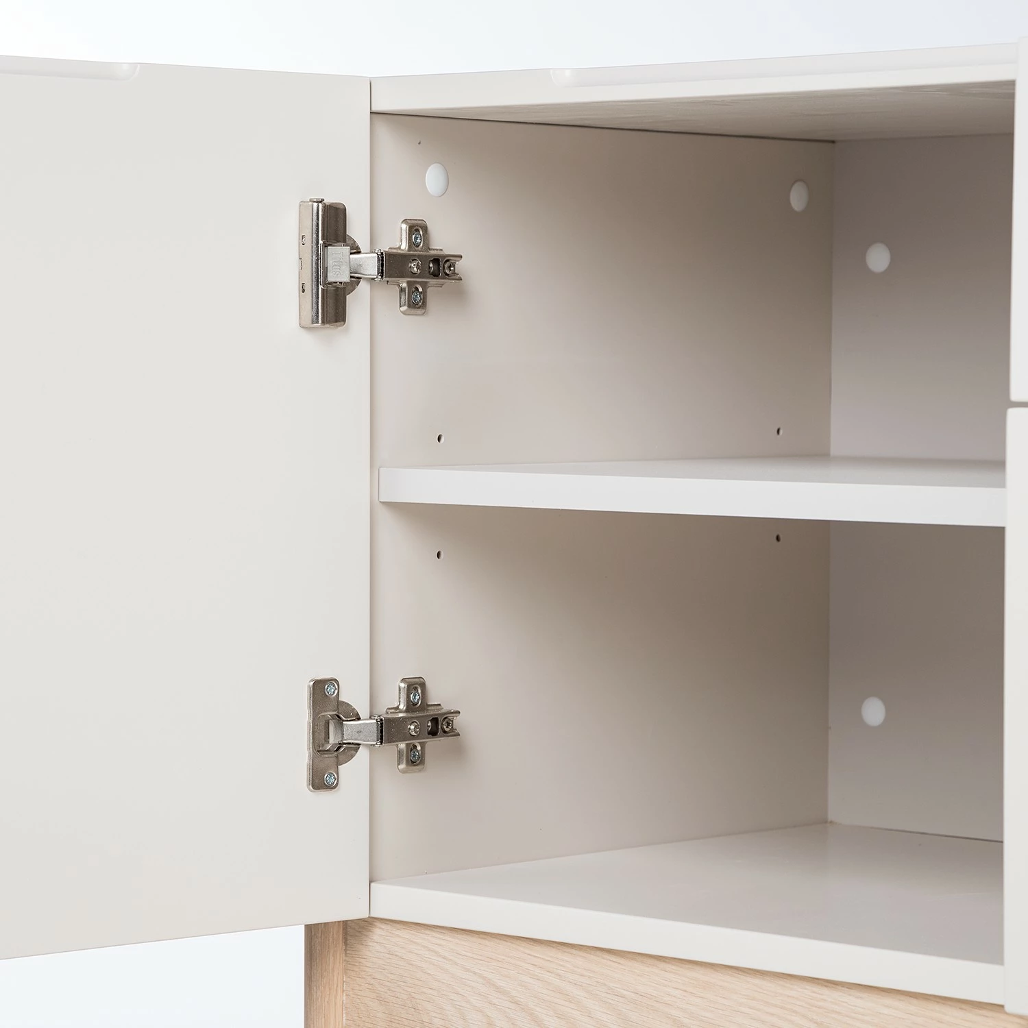 Studio Copenhagen Sideboard Cooby II - Muschelweiß / Eiche Hell – Bild 5