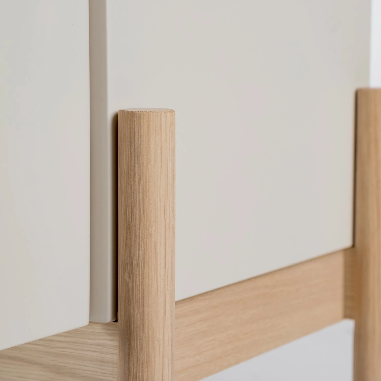 Studio Copenhagen Sideboard Cooby II - Muschelweiß / Eiche Hell – Bild 7