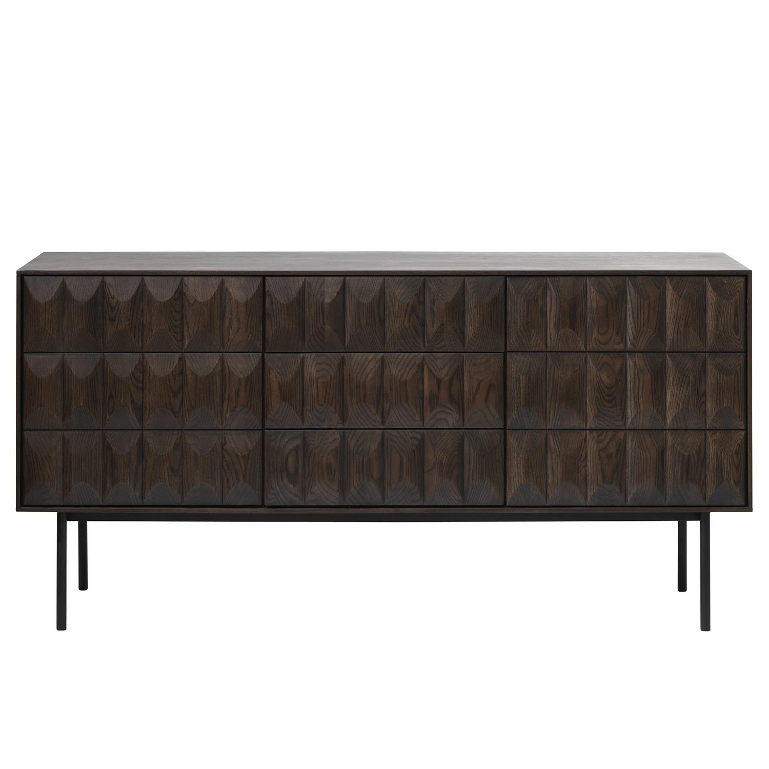 Red Living Sideboard Limes - Eiche massiv / Metall - Eiche Dunkel / Schwarz – Bild 5