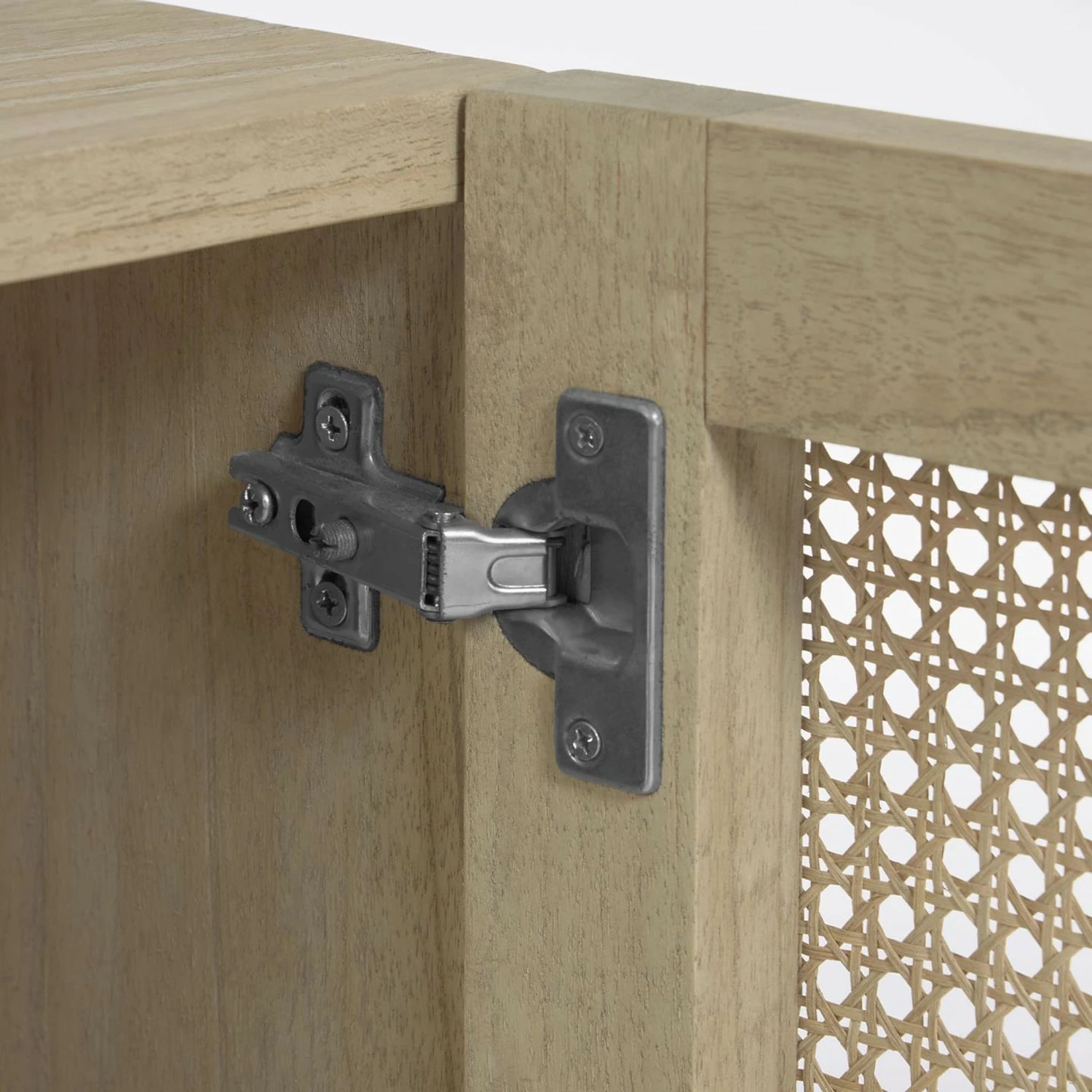 Loftscape Sideboard Risley - Mindi massiv / Rattan – Bild 10