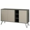 Loftscape Sideboard Caceres - Metall - Mocha / Grau