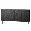 Red Living Sideboard Kaanaa - Schwarz