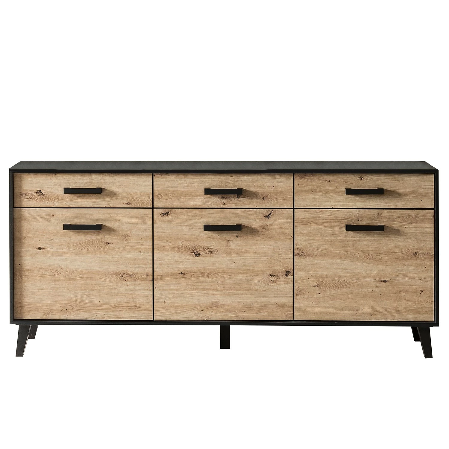 Norrwood Sideboard Argenteuil I - Eiche Artisan Dekor / Schwarz – Bild 4