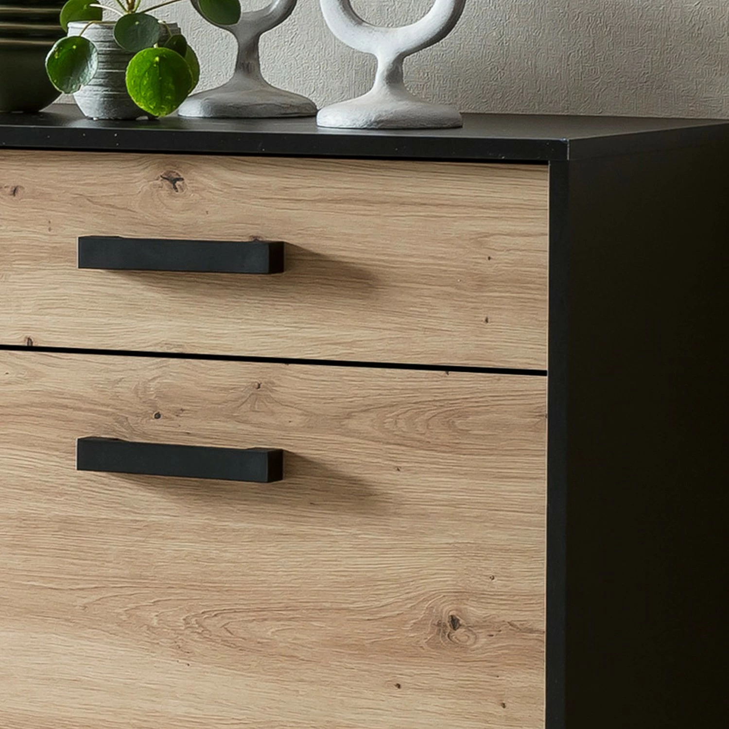 Norrwood Sideboard Argenteuil I - Eiche Artisan Dekor / Schwarz – Bild 7