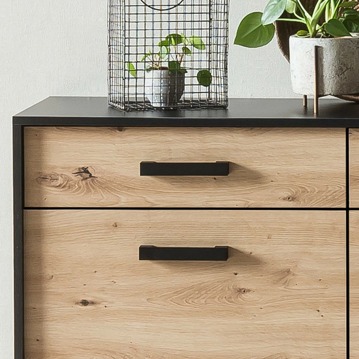 Norrwood Sideboard Argenteuil I - Eiche Artisan Dekor / Schwarz – Bild 8