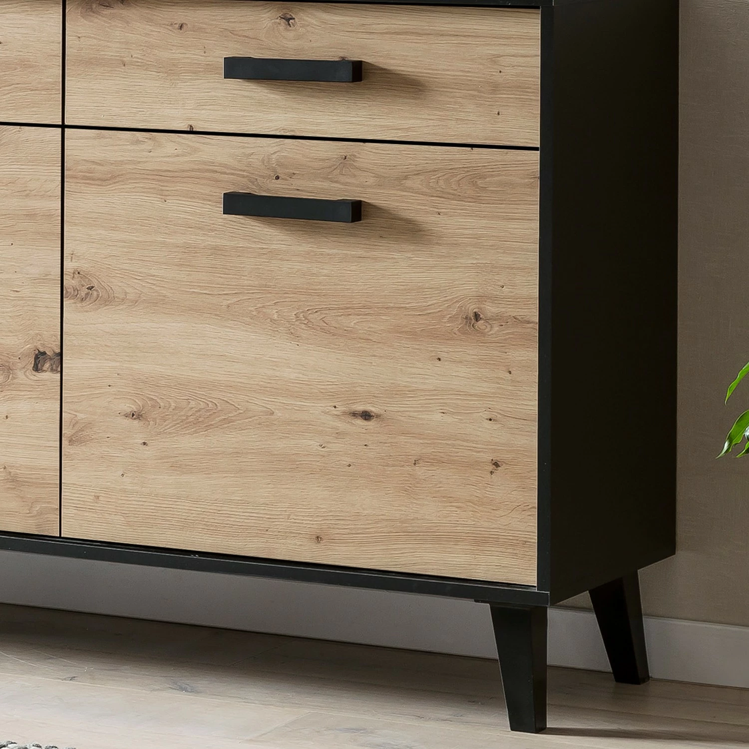 Norrwood Sideboard Argenteuil I - Eiche Artisan Dekor / Schwarz – Bild 9