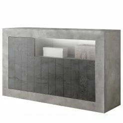 LC Spa Sideboard Urbino II - Anthrazit / Hellgrau