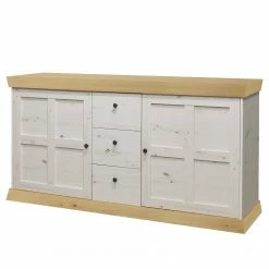 Ridgevalley Sideboard Maiossa I - Pinie Weiß Dekor / Eiche Navarra Dekor
