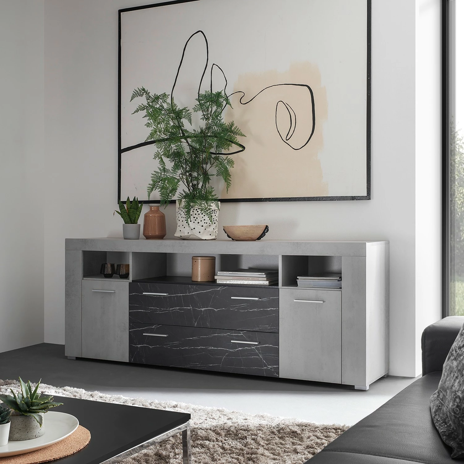 Loftscape Sideboard Mantador - Grau – Bild 2