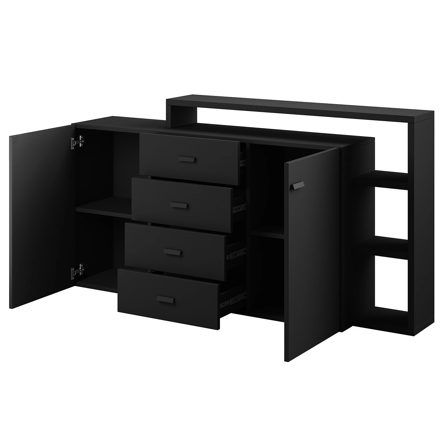 Loftscape Sideboard Littor - Schwarz – Bild 4