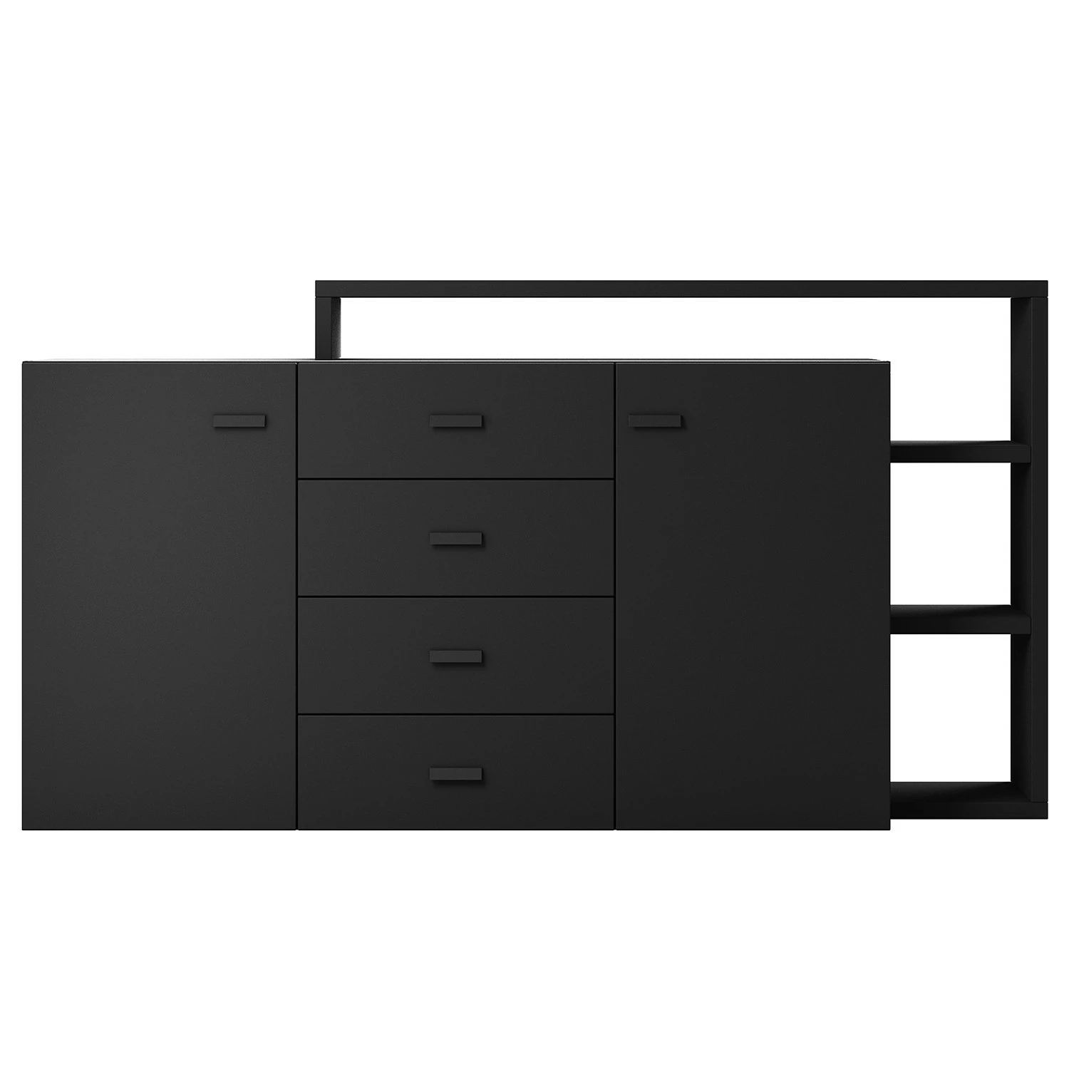 Loftscape Sideboard Littor - Schwarz – Bild 5