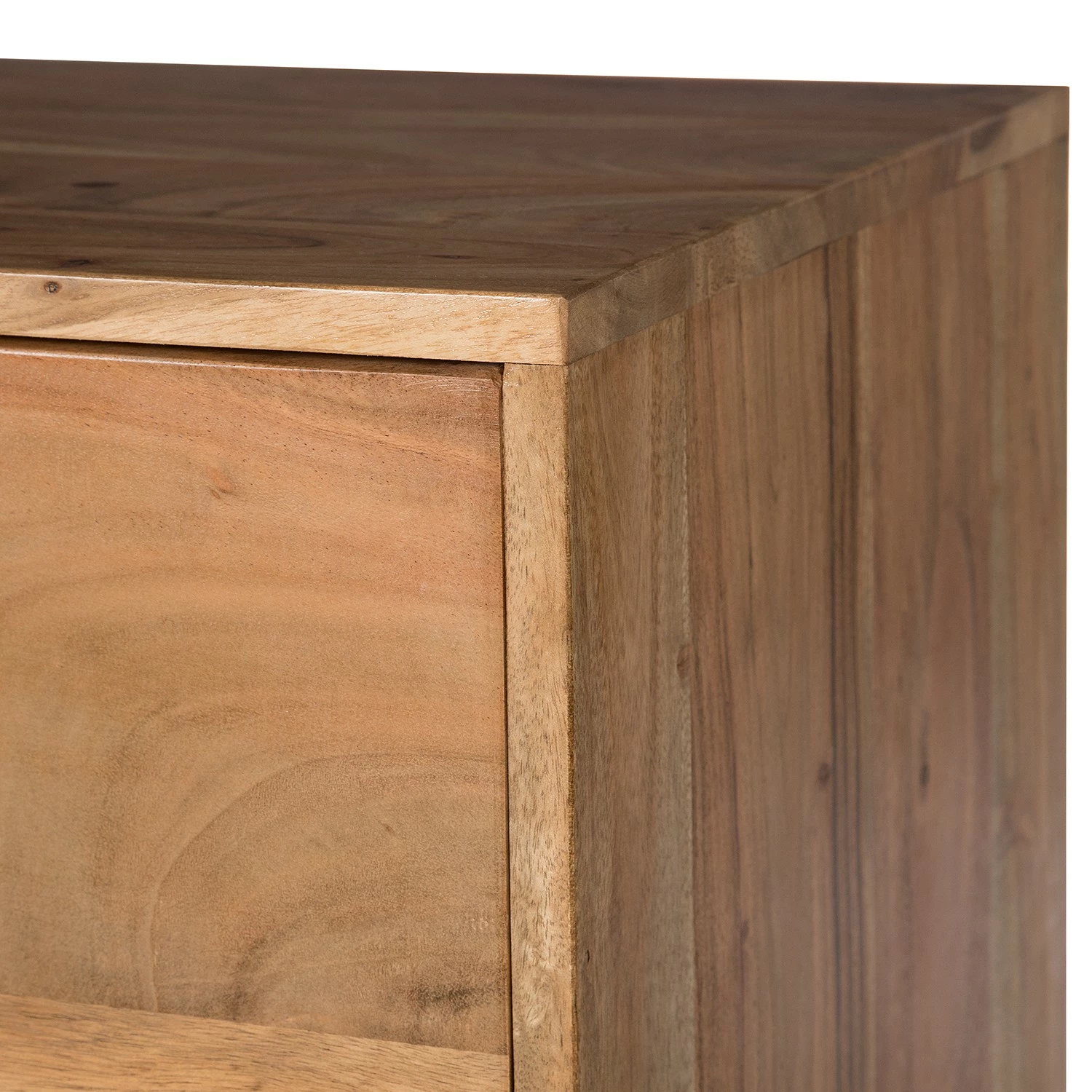 Ars manufacti Sideboard Woodson II - Akazie massiv / Metall - Akazie Hellbraun – Bild 8