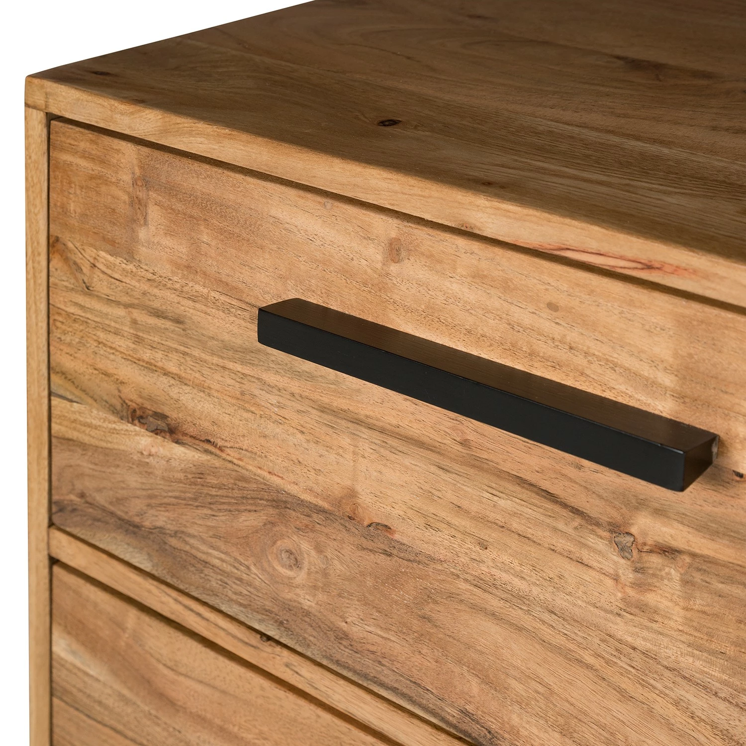 Ars manufacti Sideboard Woodson II - Akazie massiv / Metall - Akazie Hellbraun – Bild 16