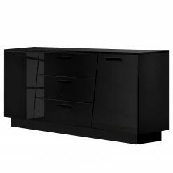 Fredriks Sideboard Reedley - Hochglanz Schwarz