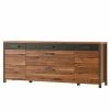 Red Living Sideboard Belchatow I - Eiche Dekor / Anthrazit