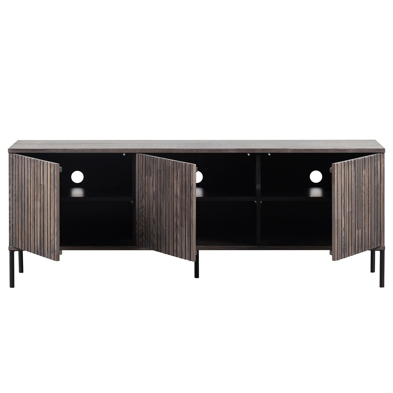 Naturoo Sideboard Woodrow II - Esche Dunkel – Bild 4