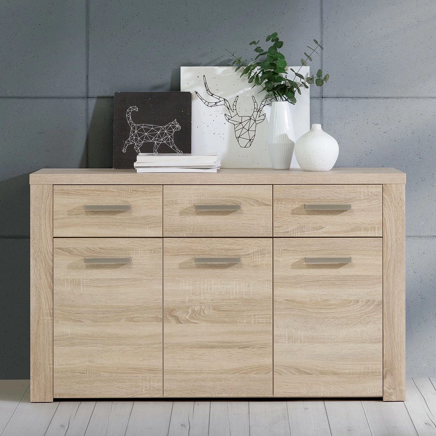 Loftscape Sideboard Parksville - Eiche Sonoma Dekor – Bild 2
