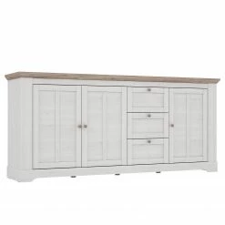 Ridgevalley Sideboard Sandvik II - Eiche Weiß Dekor / Eiche Nelson Dekor