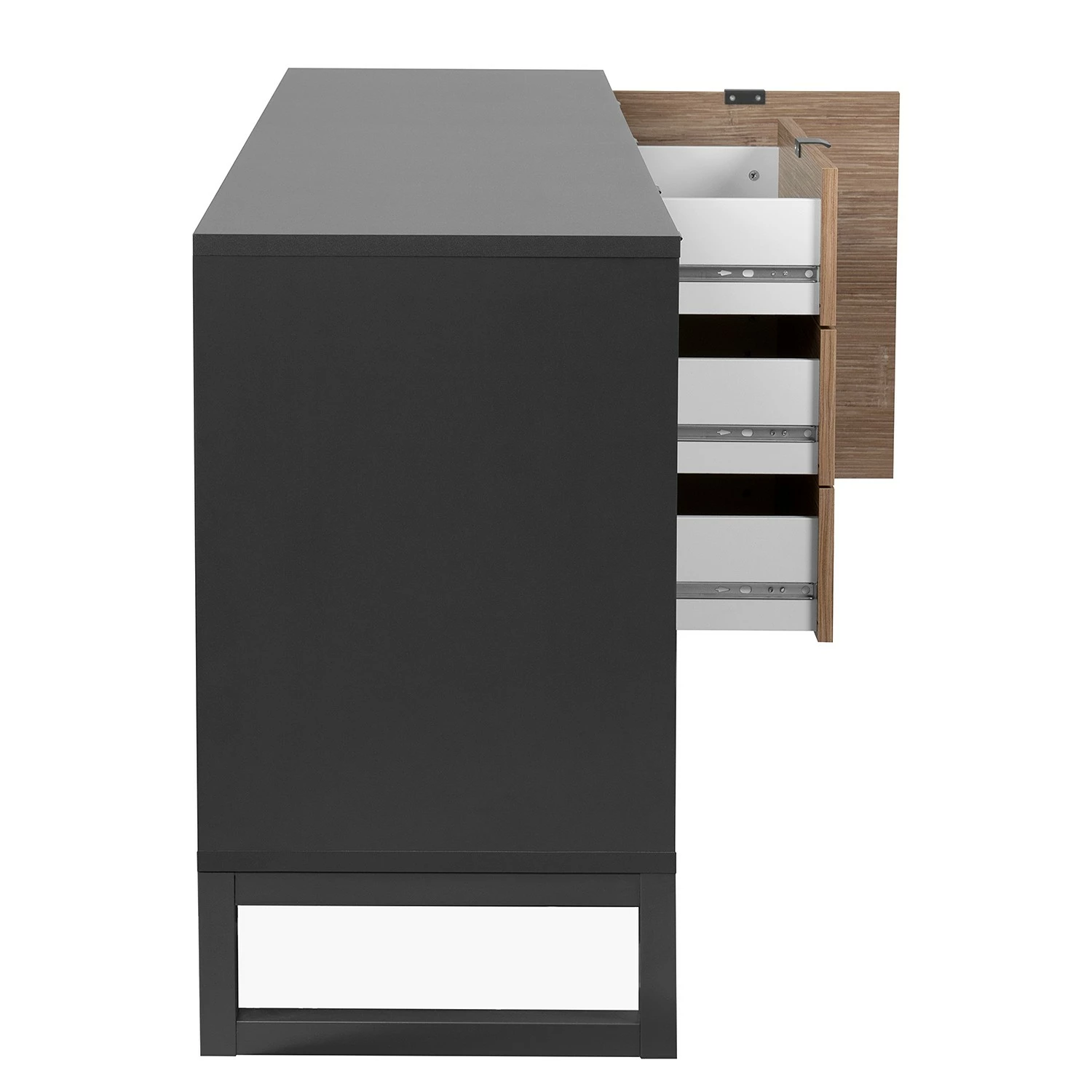 Loftscape Sideboard Mid West II - Bambus Dekor / Anthrazit – Bild 11