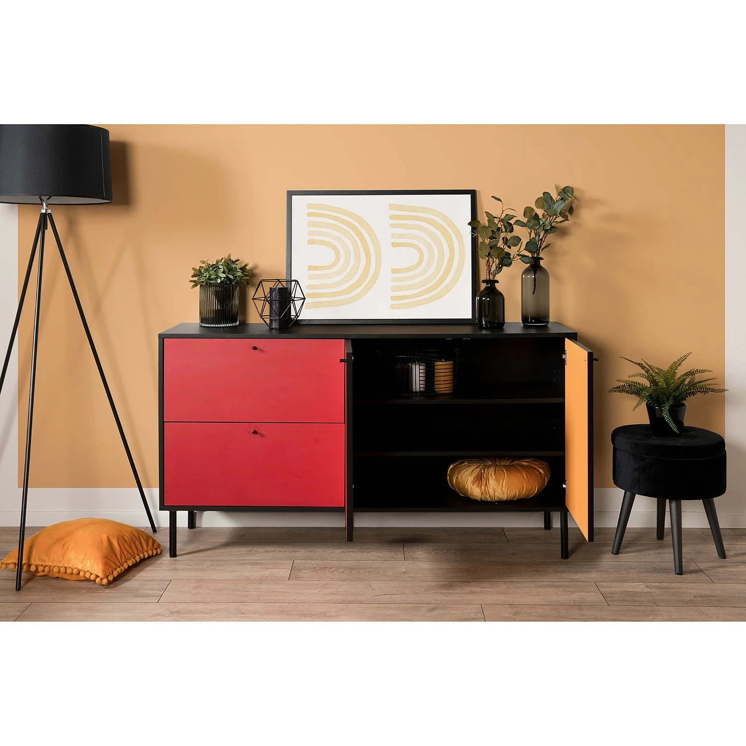 Loftscape Sideboard Modern Art - Mehrfarbig – Bild 4