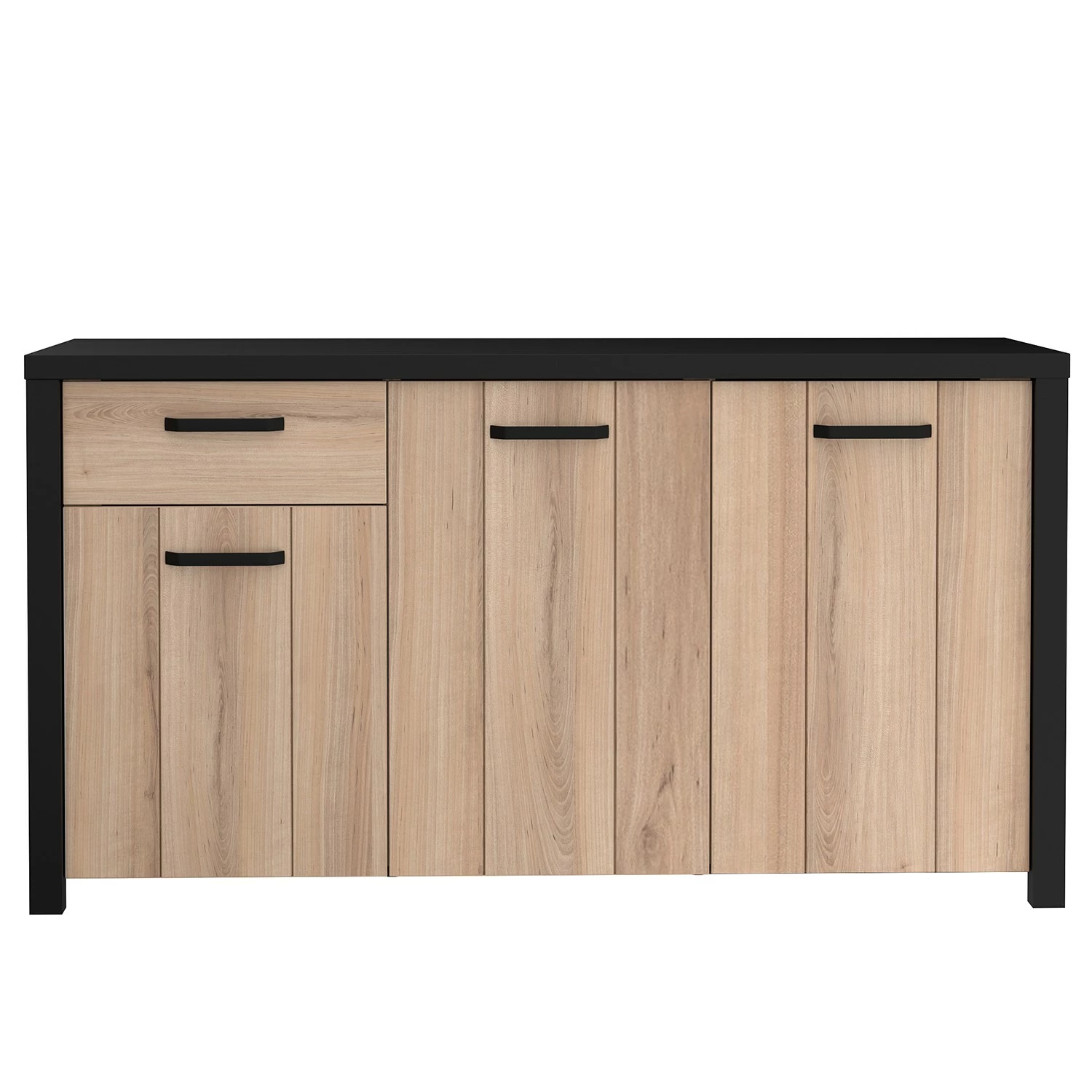 Red Living Sideboard Westlock I - Esche Dekor / Schwarz – Bild 4
