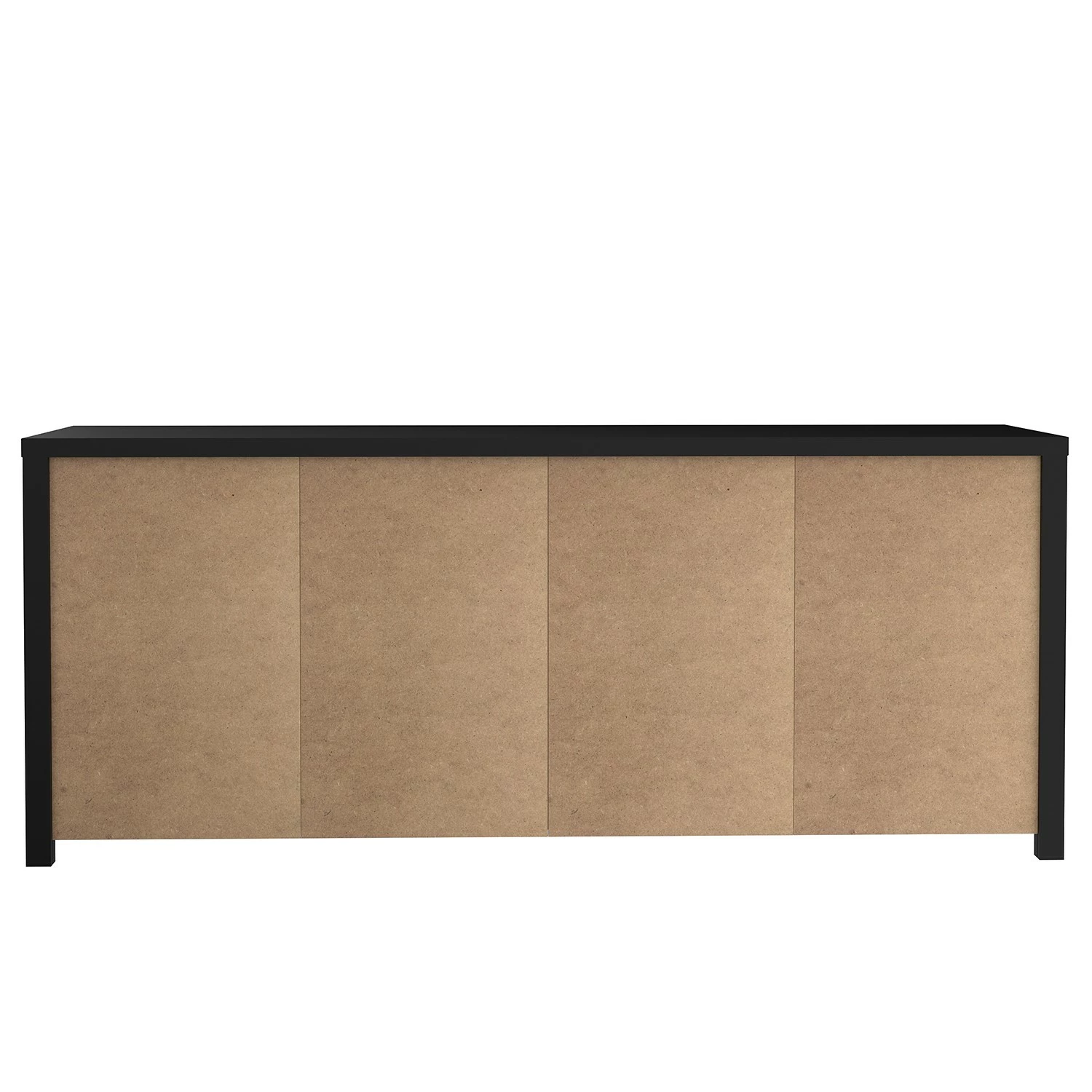 Red Living Sideboard Westlock II - Esche Dekor / Schwarz – Bild 7