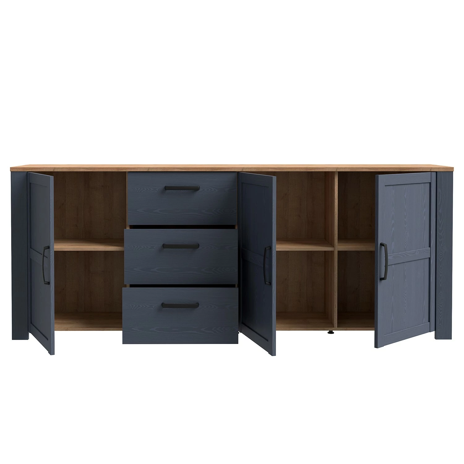 Ridgevalley Sideboard Vassia II - Eiche Navy Dekor / Eiche Riviera Dekor – Bild 5