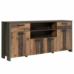 Loftscape Sideboard Ravenswood I - Altholz Dekor / Anthrazit