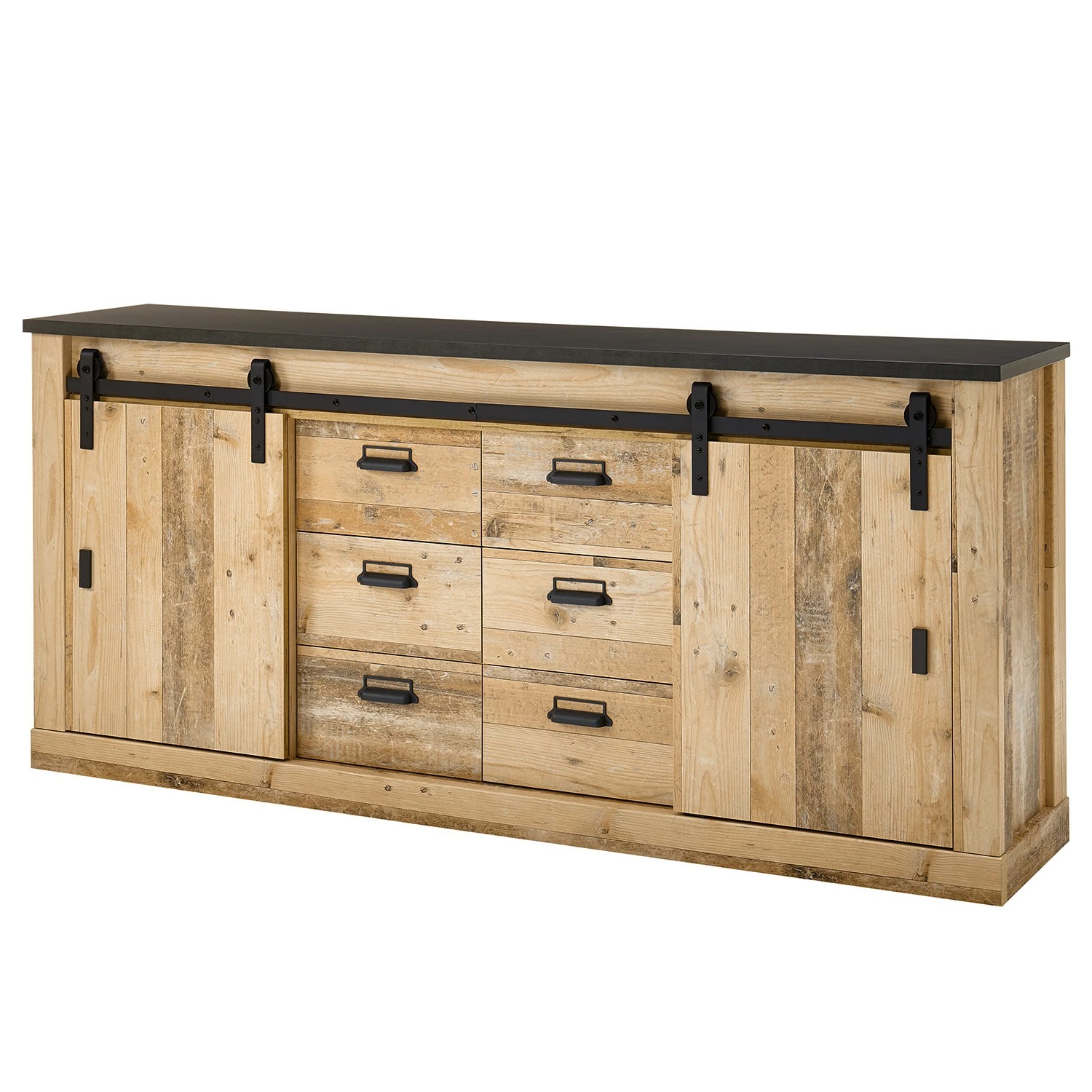 Ridgevalley Sideboard Shutter II - Eiche Dekor