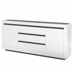 Loftscape Sideboard Accra - Weiß / Anthrazit