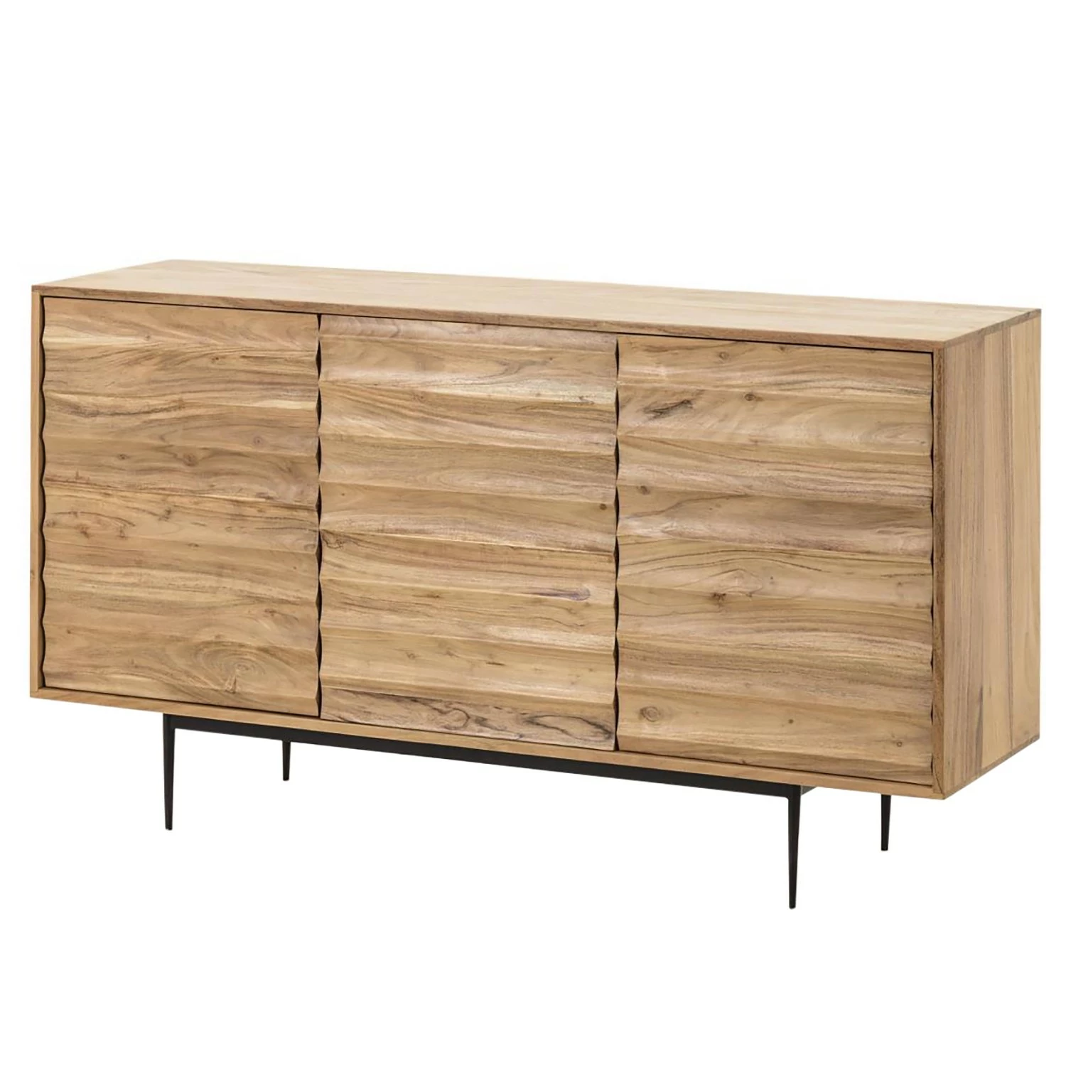 Red Living Sideboard Bela-Bela - Akazie massiv