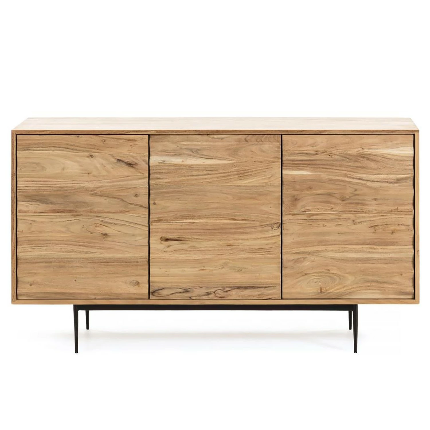Red Living Sideboard Bela-Bela - Akazie massiv – Bild 7