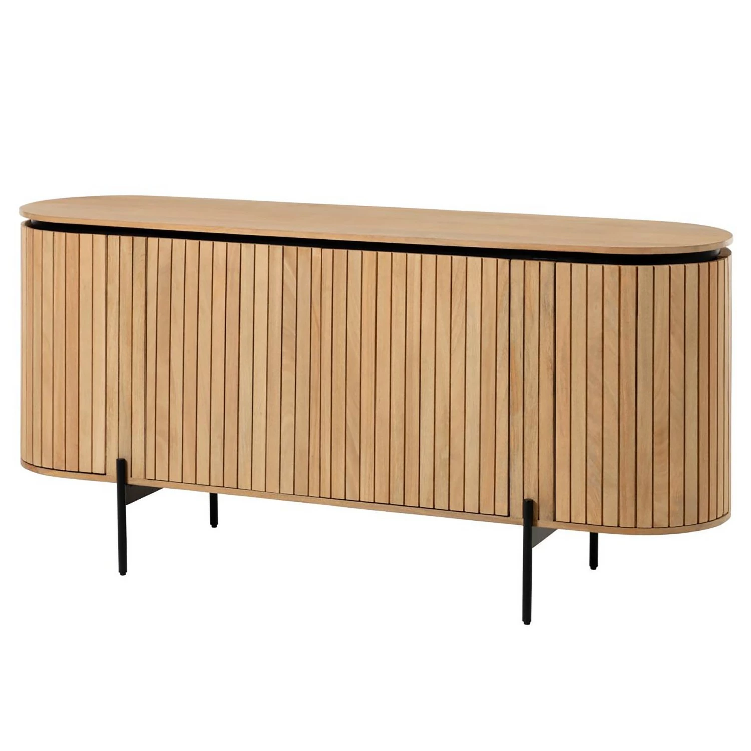 Red Living Sideboard Lusaka - Mango massiv