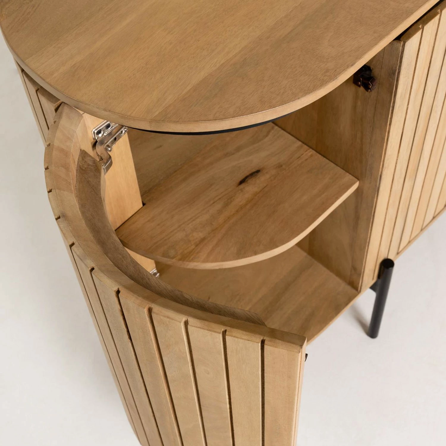 Red Living Sideboard Lusaka - Mango massiv – Bild 12