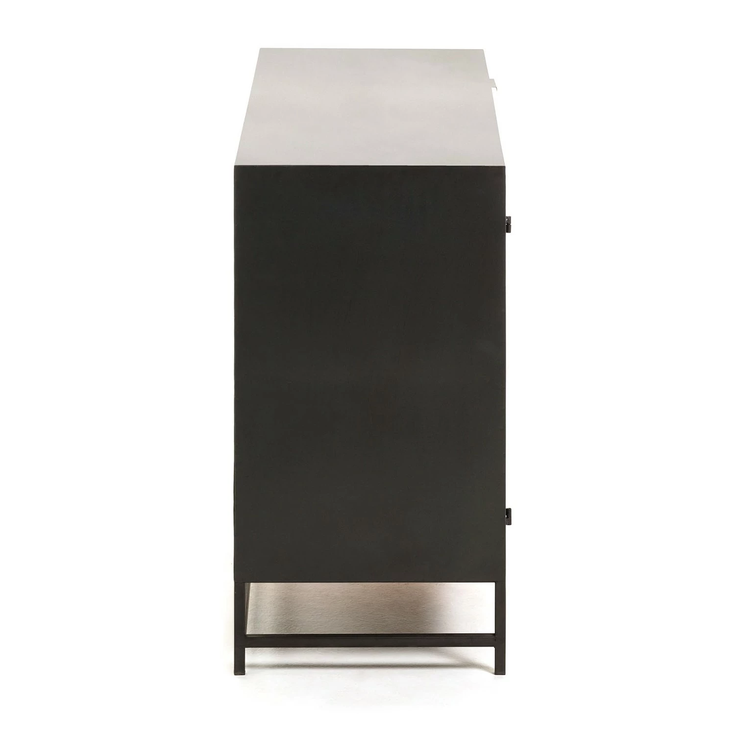 Red Living Sideboard Kisumu - Wiener Geflecht / Eisen - Braun / Schwarz – Bild 9