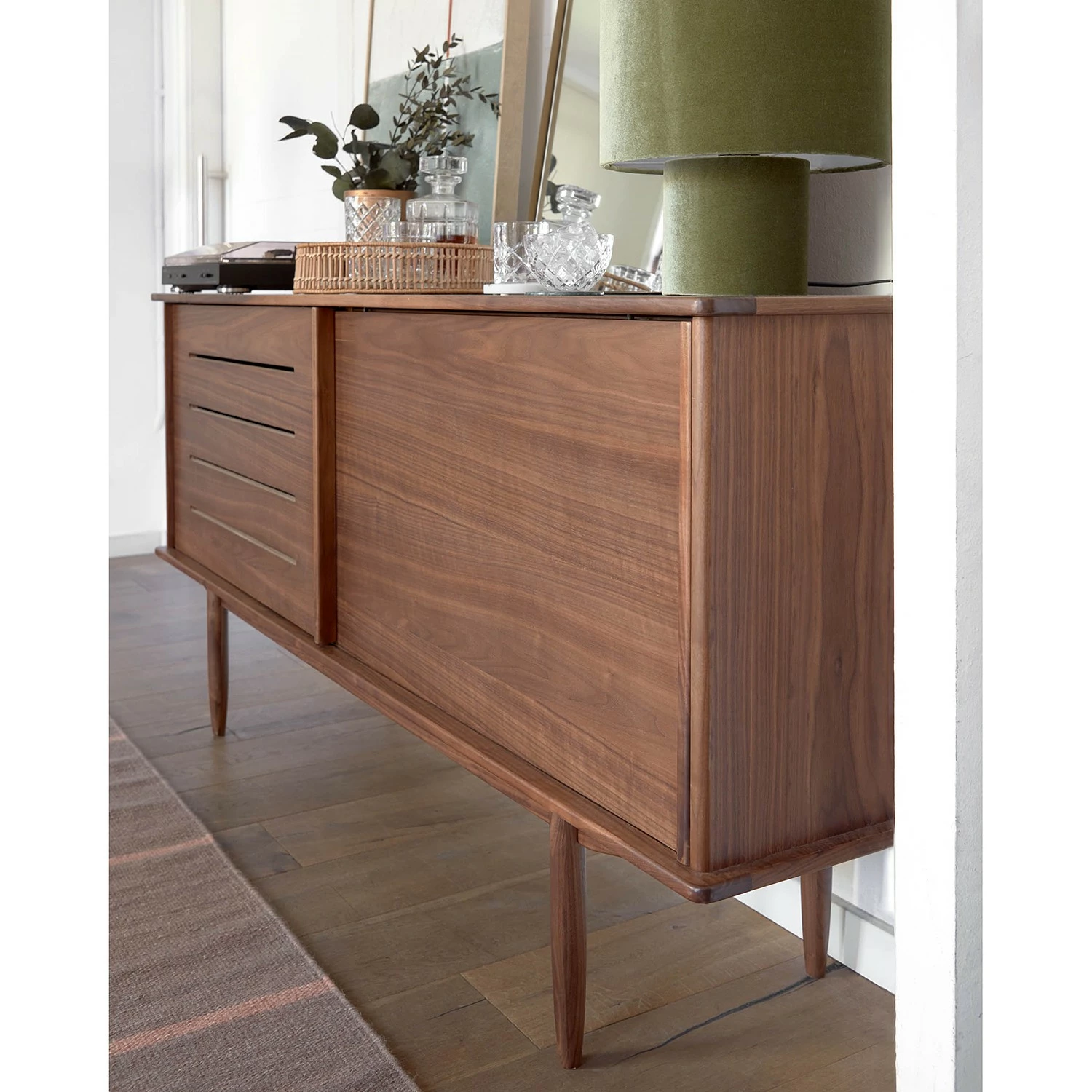 Naturoo Sideboard Chipata - Walnuss teilmassiv – Bild 3