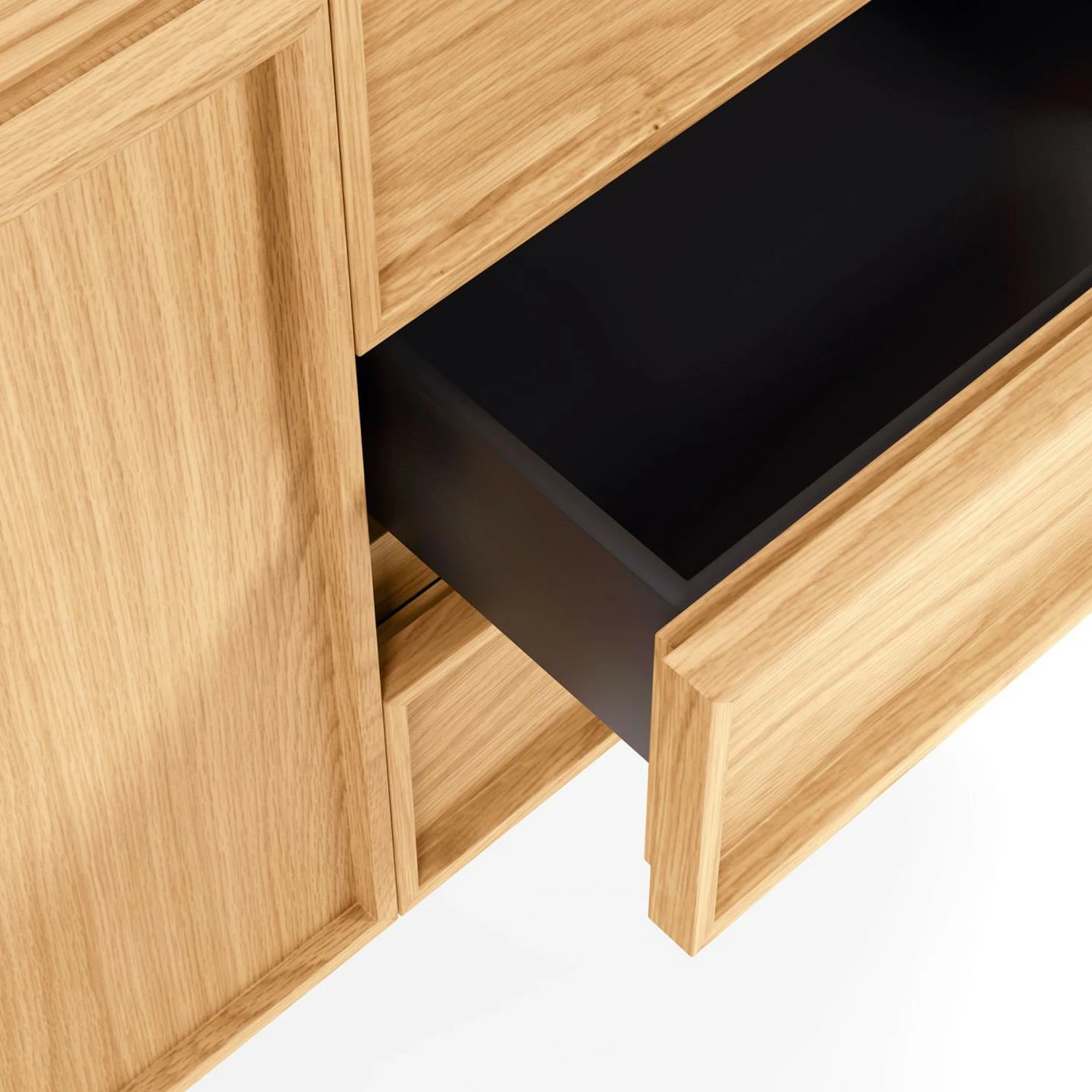 Red Living Sideboard Tabora - Echtholzfurnier - Eiche – Bild 7