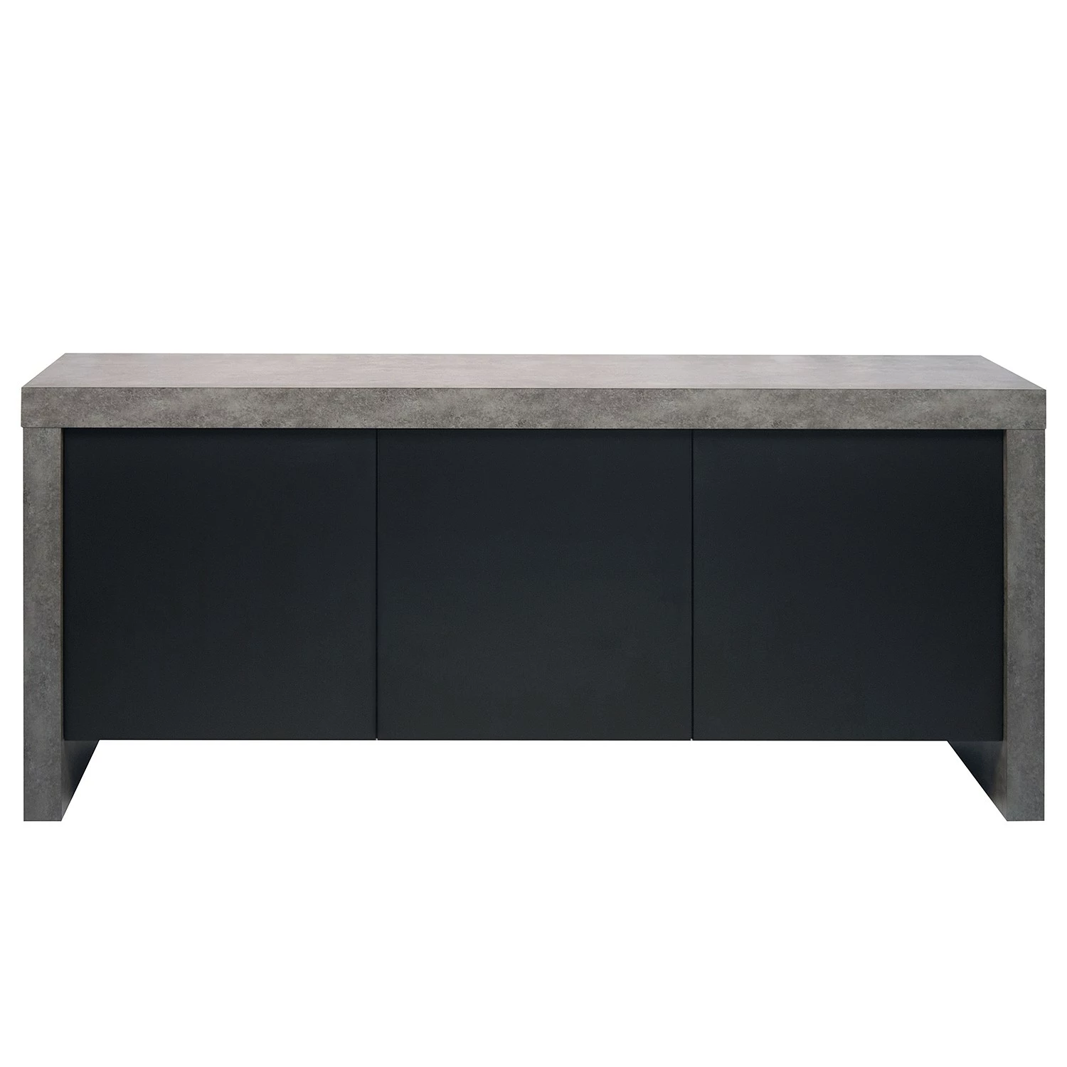 Temahome Sideboard Kobe II - Schwarz / Beton Dekor – Bild 5
