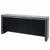 Temahome Sideboard Kobe I - Schwarz / Beton Dekor
