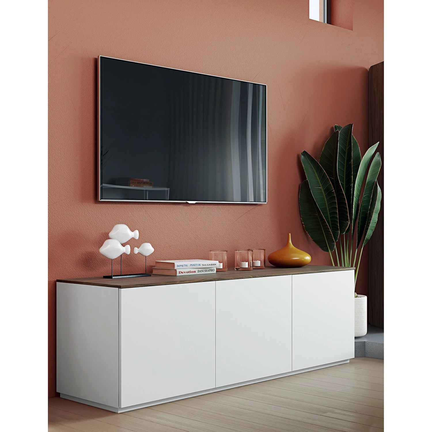 Temahome Sideboard Join X - Weiß / Nussbaum – Bild 2