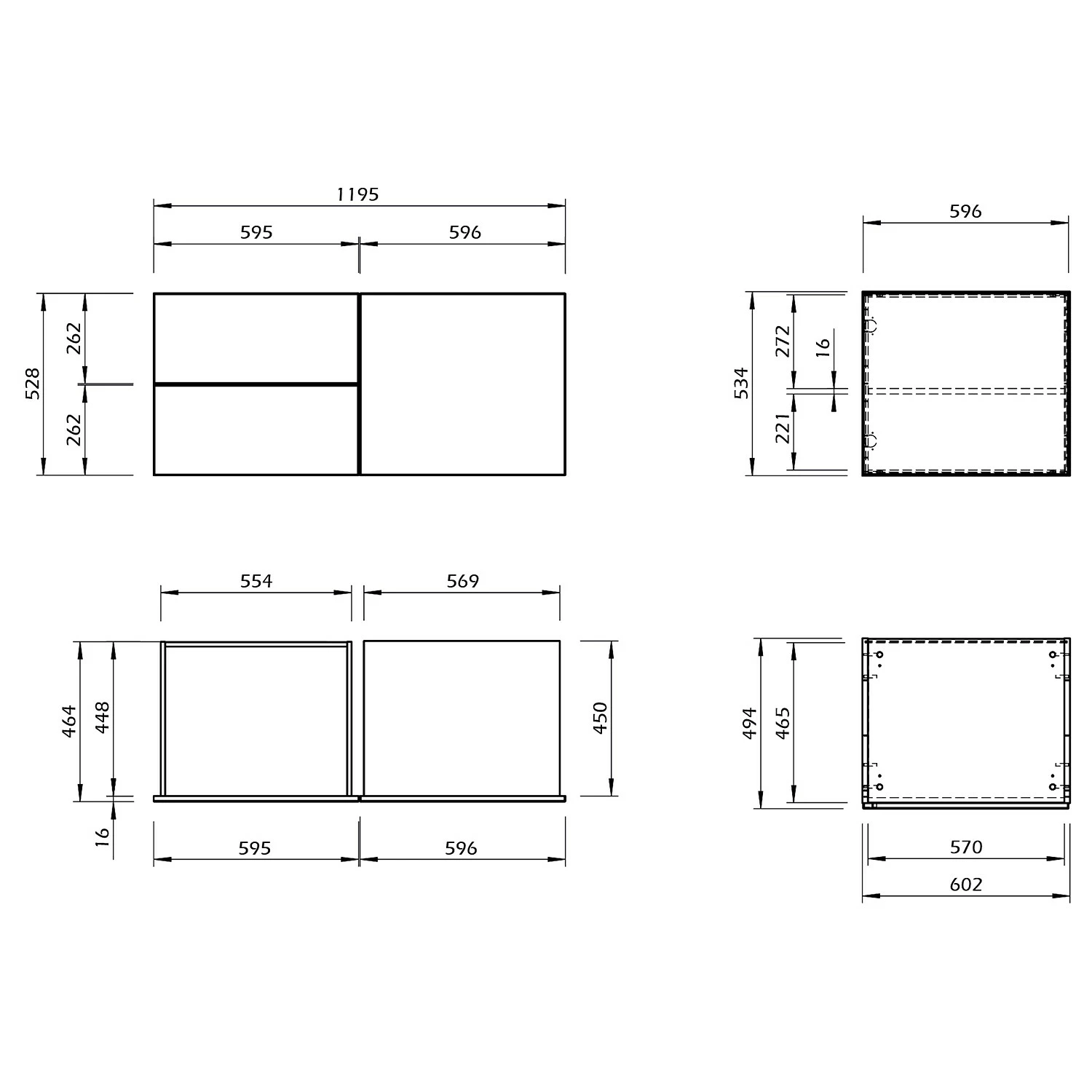 Temahome Sideboard Join X - Weiß / Nussbaum – Bild 8