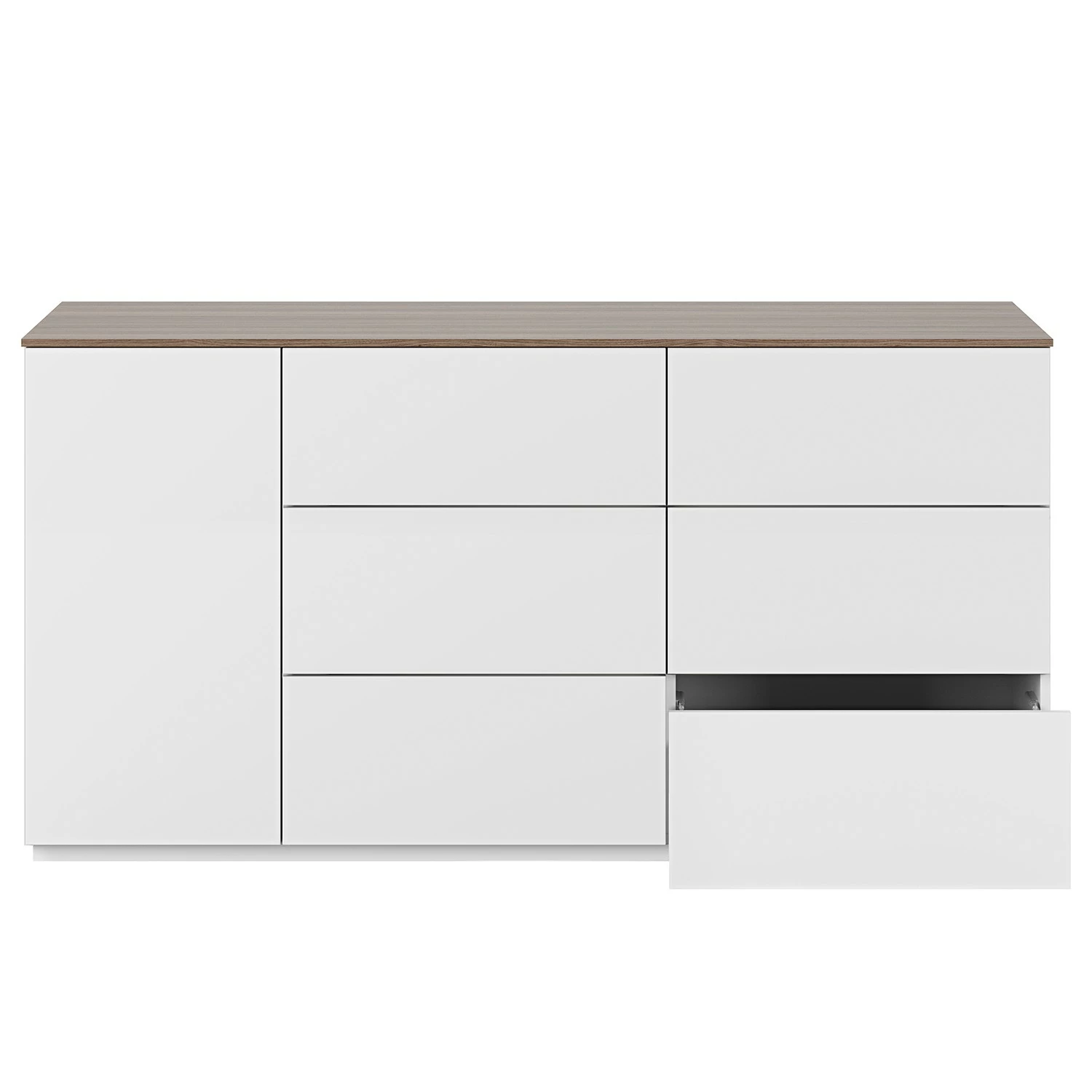 Temahome Sideboard Join V - Weiß / Nussbaum – Bild 2
