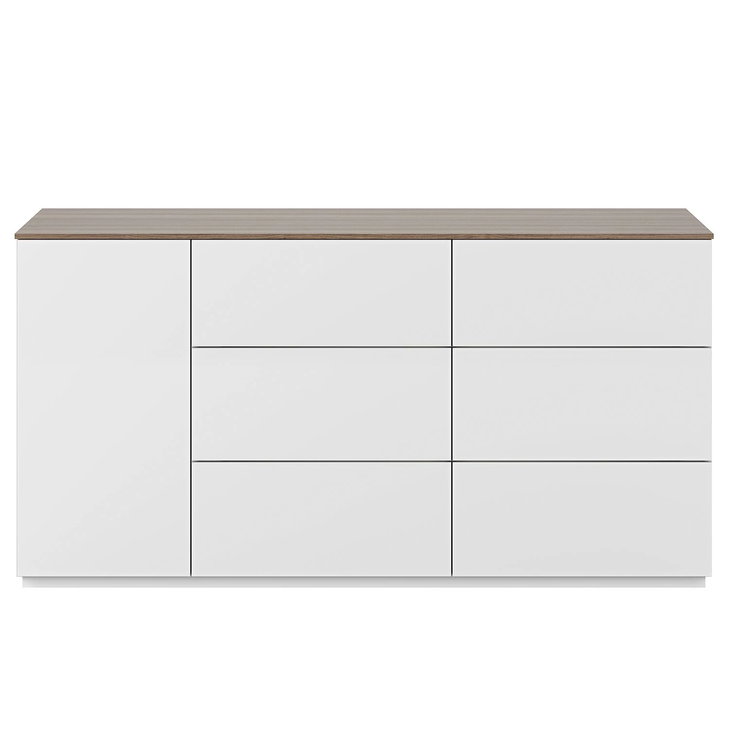 Temahome Sideboard Join V - Weiß / Nussbaum – Bild 3