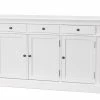 Ebuy24 Amaretta Sideboard antik - Glas Weiß