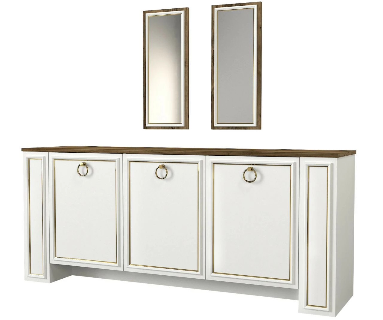 Moebel17 Sideboard Sansa mit 2er Spiegel Set - moebel17 – Bild 4